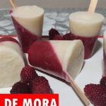Paletas de queso con zarzamora: una combinación irresistible